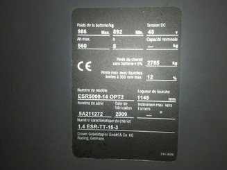 Schubmaststapler Crown ESR5000-1.4 - 4