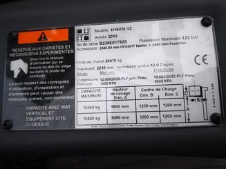 4-Rad Gabelstapler Hyster H16XM-12