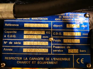 Dreifach-Palettenklammern FQS 1-2 Caterpillar 4000