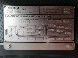 4-Rad Gabelstapler Mora M180C