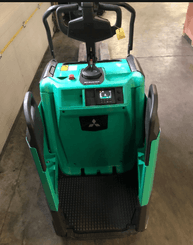 Niederhubwagen Fahrerstand Mitsubishi PBF20N3R Fourches 2400mm