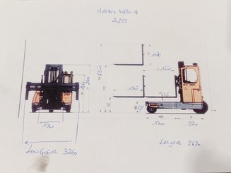 Seitenstapler Hubtex DQ30-G