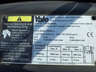 4-Rad Gabelstapler Yale GDP140EC - 12
