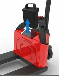 Niederhubwagen mit Deichsel Hangcha CBD12 PLUS Lithium - 2