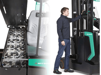 Schubmaststapler Mitsubishi RB14N2L