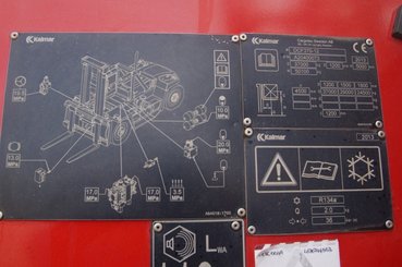 4-Rad Gabelstapler Kalmar DCF370-1200