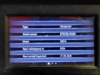 3-Rad Gabelstapler Mitsubishi FB18NT