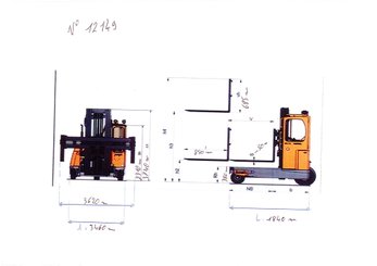 Mehrwege-Seitenstapler Baumann EVS35-33/10-86,5/60 STLK - 9