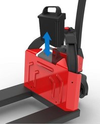 Niederhubwagen mit Deichsel Hangcha CBD12 PLUS Lithium - 2