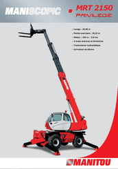 Drehbare Teleskoplader Manitou MRT2150 PRIVILEGE - 1