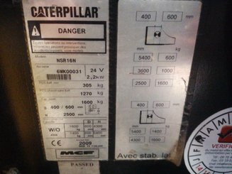 Hochhubwagen Fahrerstand Caterpillar NSR16N