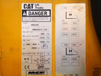 Hochhubwagen Fahrerstand Caterpillar NSR16K