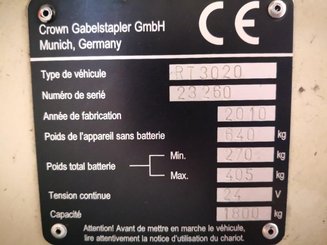 Niederhub-Kommissionierer Crown RT3020 - 6