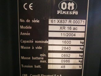 Schubmaststapler OM XR16AC