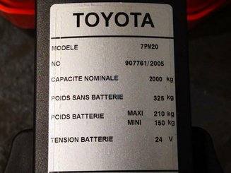 Niederhubwagen mit Deichsel Toyota 7PM20 - 9
