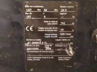 Mitgänger-Spreizenstapler Crown ST3000-1.0 - 8