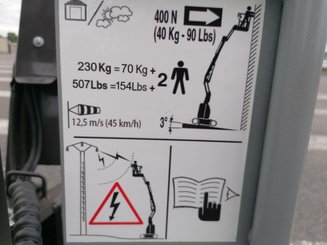 Gelenkarbeitsbühne Hangcha GTHZ170C