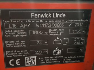 Hochhubwagen mit Deichsel Fenwick L16AP - 5