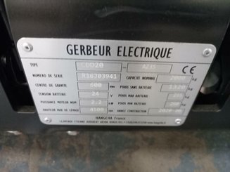 Gabelhochhubwagen mit klappbarer Plattform Hangcha CDD20 AZ3S - 5