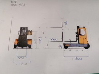 Mehrwege-Seitenstapler Hubtex MQ30 - 11