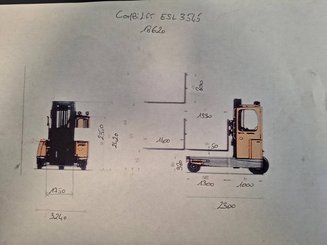 Mehrwege-Seitenstapler Combilift ESL3545 - 25