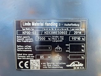 4-Rad Gabelstapler Linde H70 D