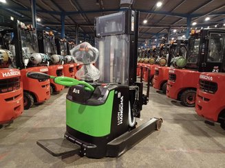 Gabelhochhubwagen mit klappbarer Plattform Hangcha CQDB16-AC1S-I - 1
