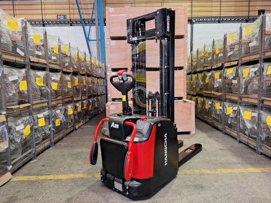 Gabelhochhubwagen mit klappbarer Plattform Hangcha CDD20 AZ3S - 1