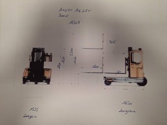 Mehrwege-Seitenstapler AMLIFT AGILIFT 3000E - 24
