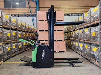 Gabelhochhubwagen mit klappbarer Plattform Hangcha CDD16-AC2S-LI