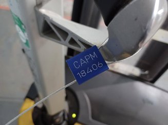 Hochhubwagen mit Deichsel Caterpillar NSP12N