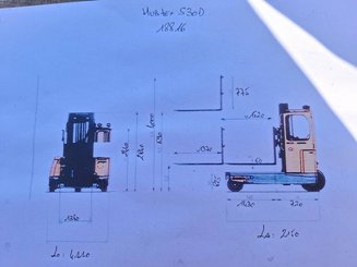 Seitenstapler Hubtex S30 D - 22