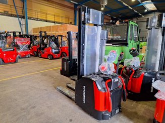 Gabelhochhubwagen mit klappbarer Plattform Hangcha CDD12-AC2S-L