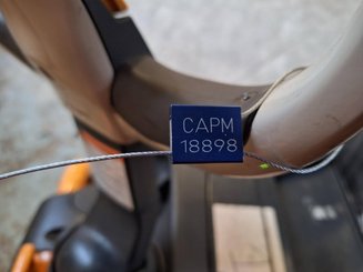 Gabelhochhubwagen mit klappbarer Plattform Crown ET4000-1.4