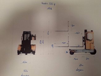 Seitenstapler Hubtex S35 G - 26