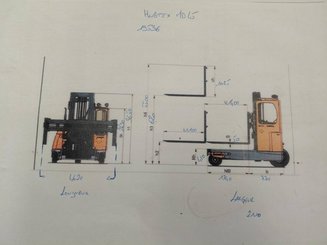 Mehrwege-Seitenstapler Hubtex MD45