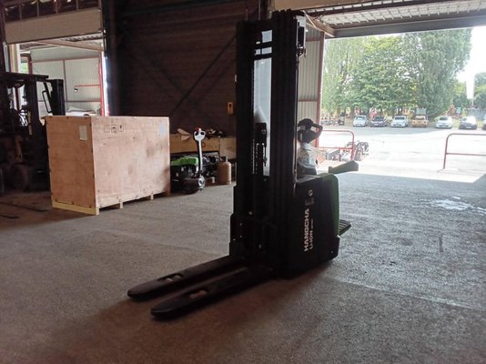 Gabelhochhubwagen mit klappbarer Plattform Hangcha CDD16-XT1S-SiL - 1