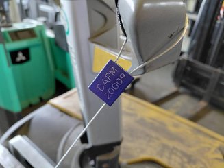 Niederhubwagen Fahrerstand Caterpillar NPV20N