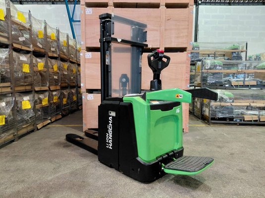 Gabelhochhubwagen mit klappbarer Plattform Hangcha CDD16-XT1S-SiL - 1