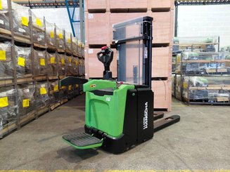 Gabelhochhubwagen mit klappbarer Plattform Gabelhochhubwagen mit klappbarer Plattform Hangcha CDD16-XT1S-SiL