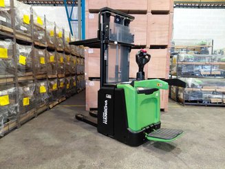 Gabelhochhubwagen mit klappbarer Plattform Gabelhochhubwagen mit klappbarer Plattform Hangcha CDD16-XT1S-SiL