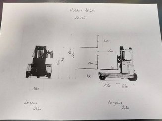 Mehrwege-Seitenstapler Hubtex MQ40