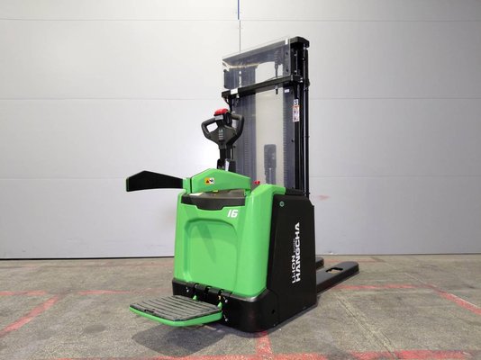 Gabelhochhubwagen mit klappbarer Plattform Hangcha CDD16-XT1S-SI - 1